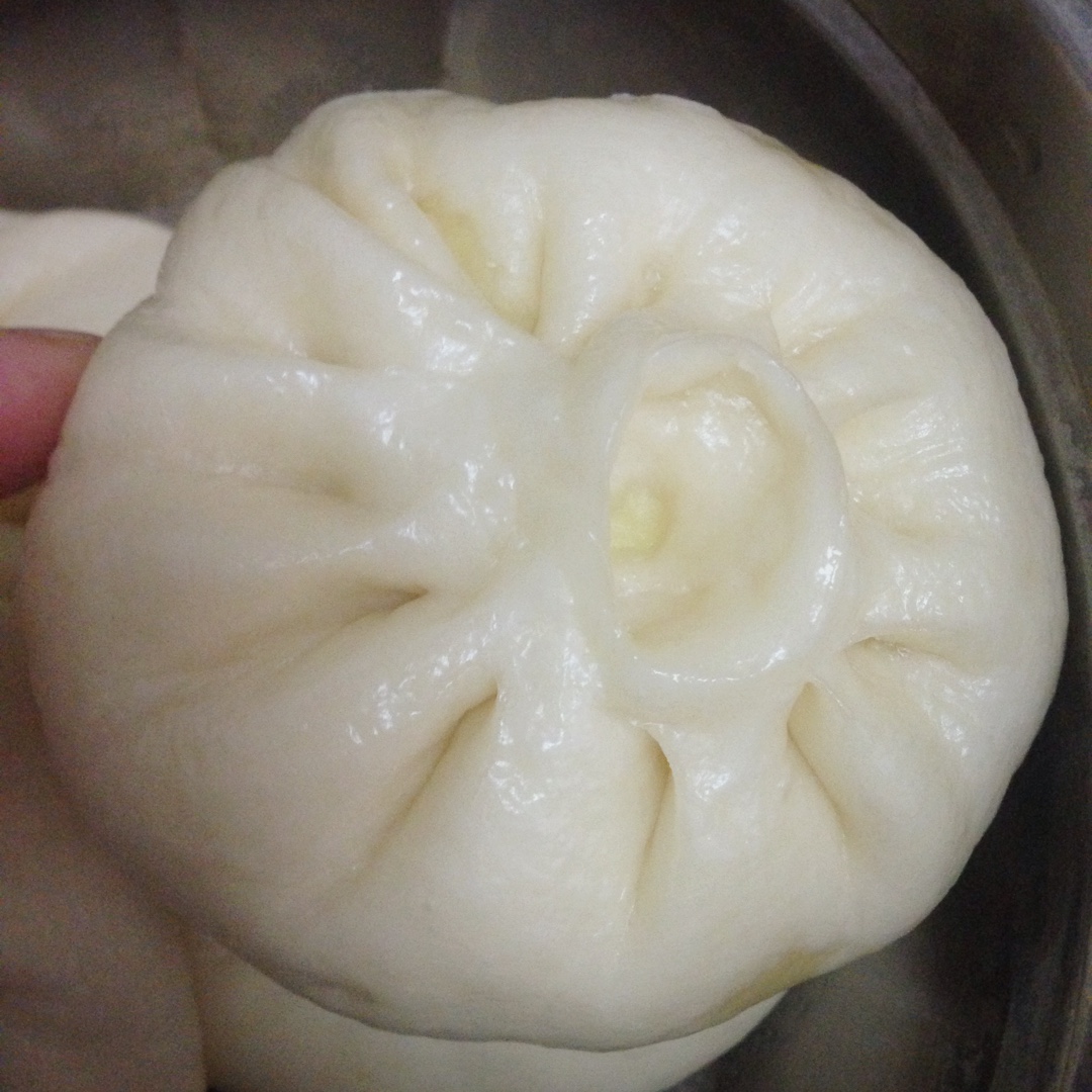 自制无油奶黄包