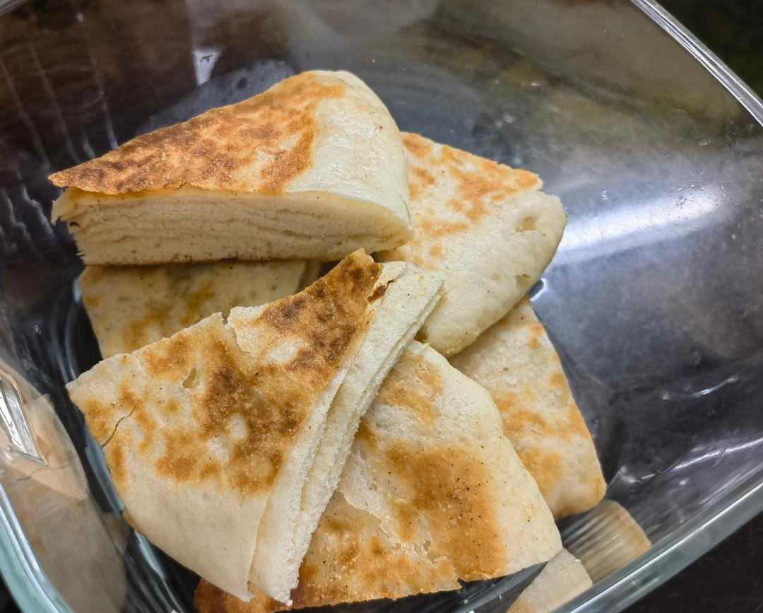 发面葱花大饼