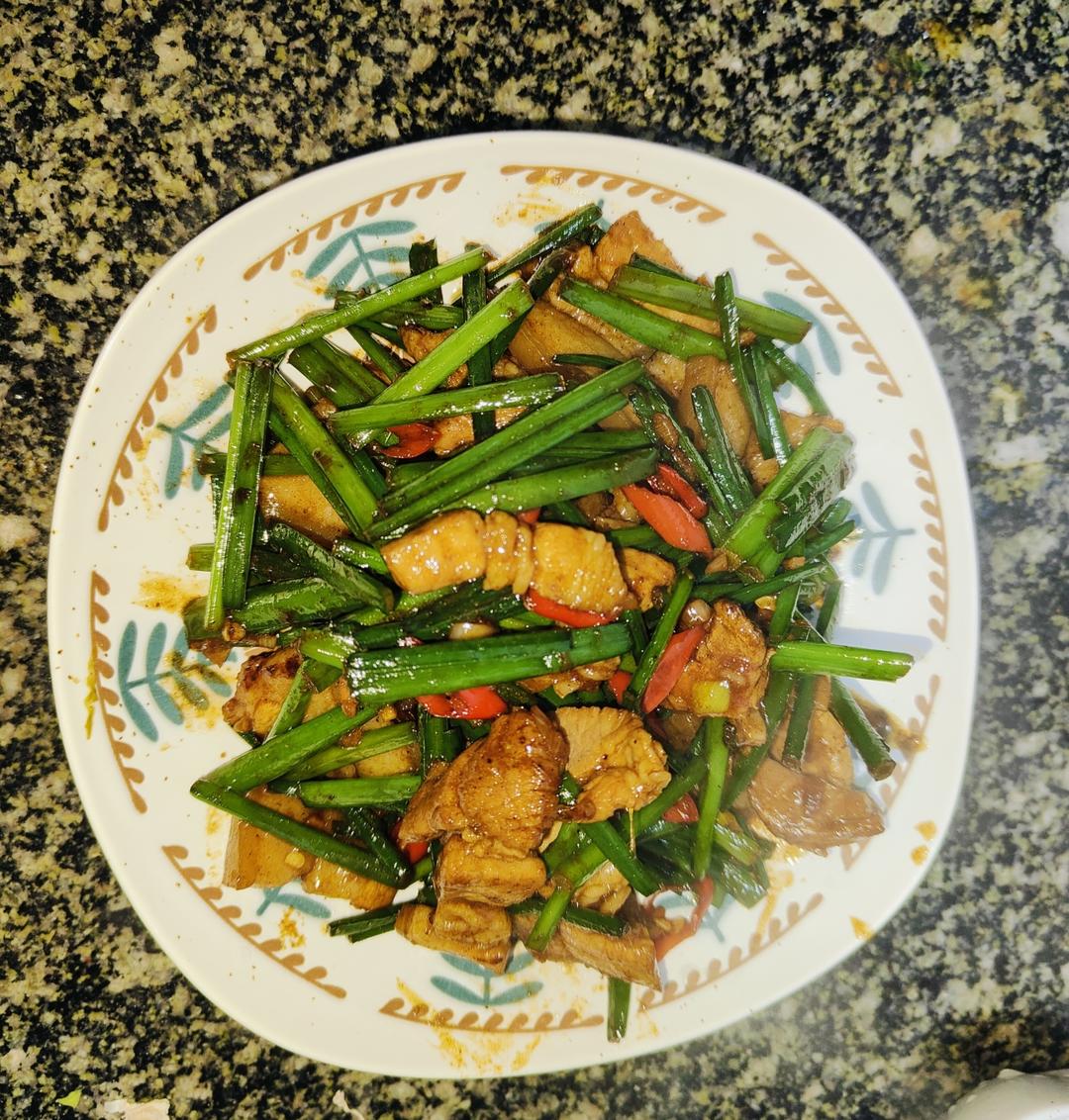 韭花炒肉