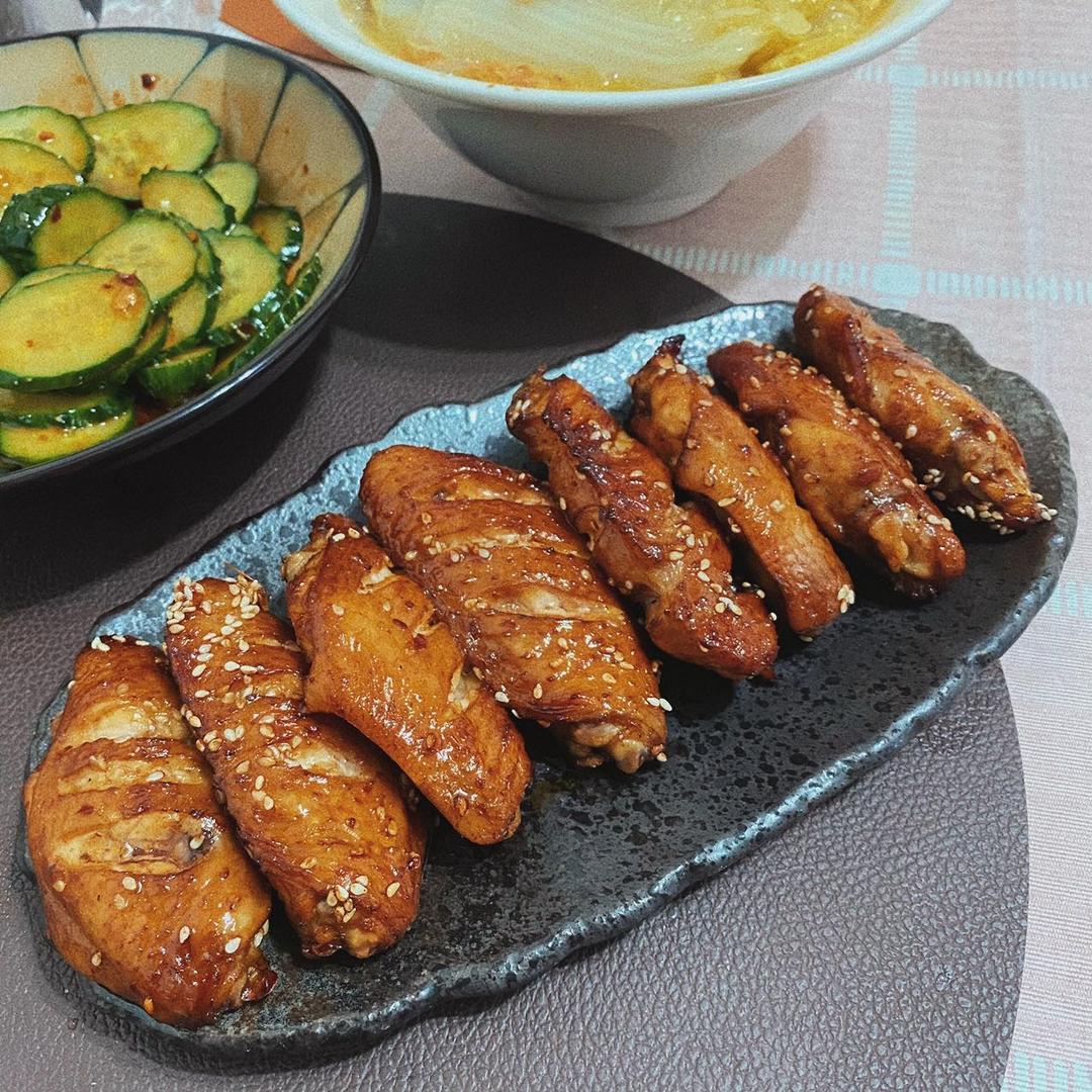 无油！空气炸锅烤鸡翅