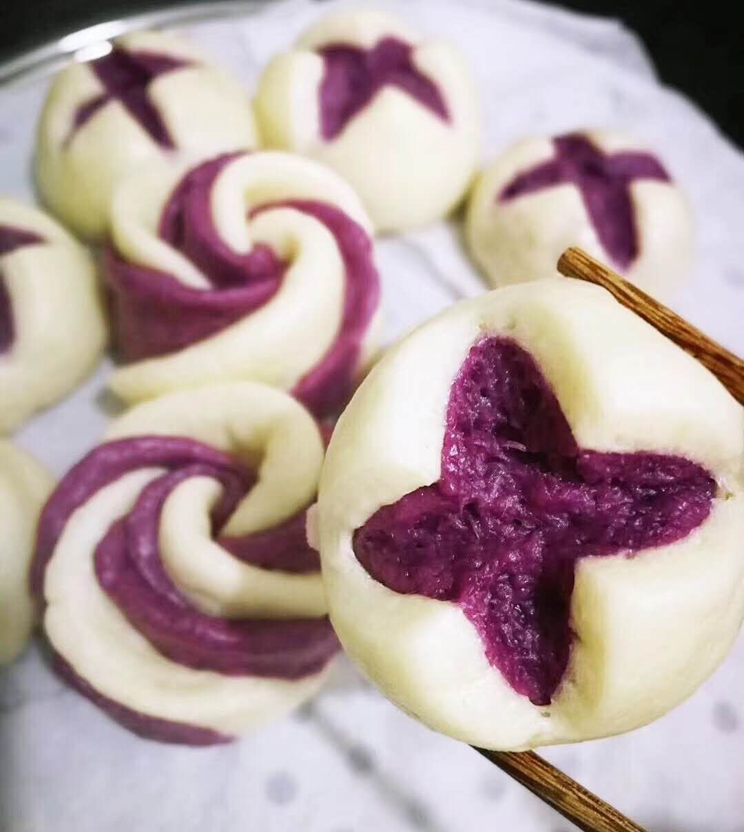 【花姐】紫薯馒头