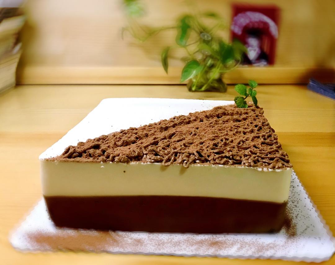 黑白巧克力慕斯蛋糕