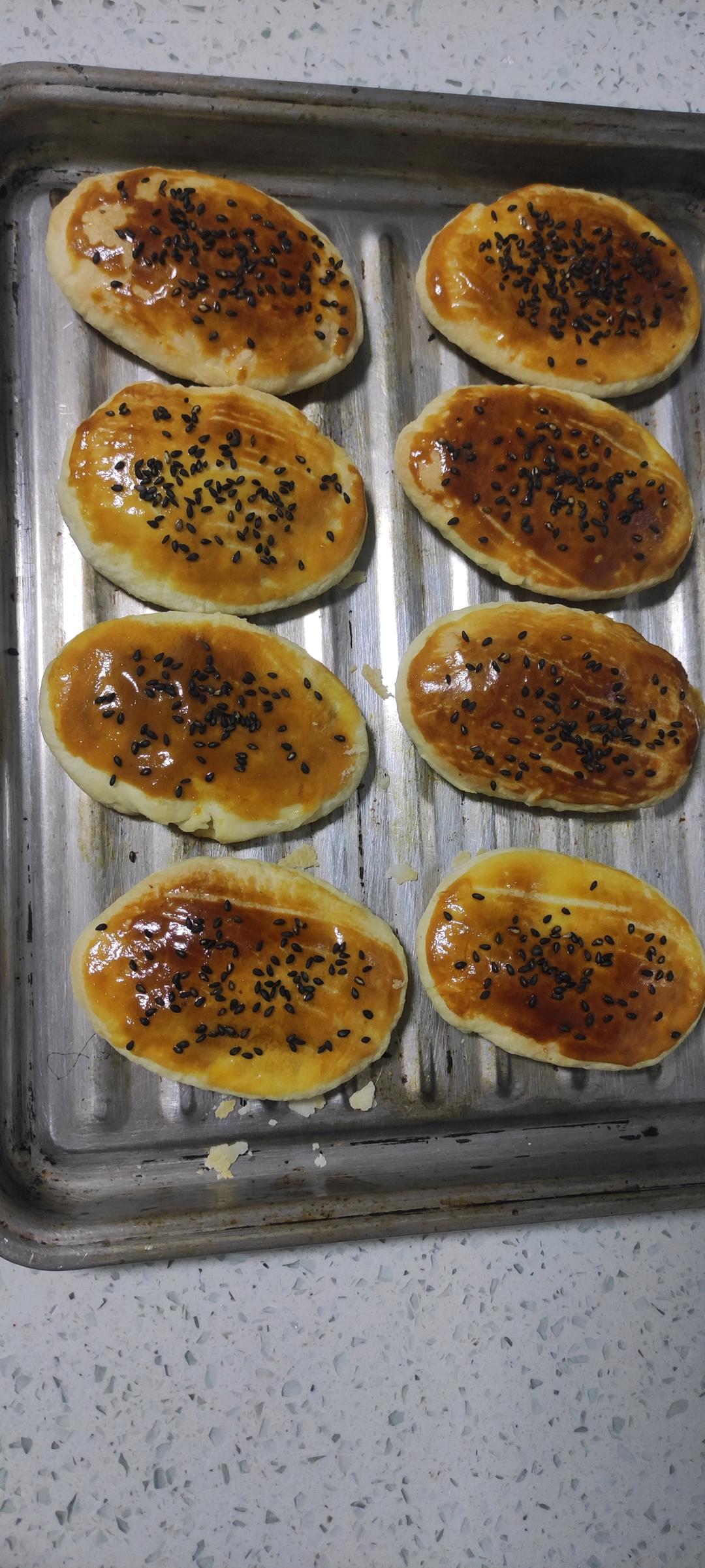 芝麻椒盐牛舌饼（北京小吃）