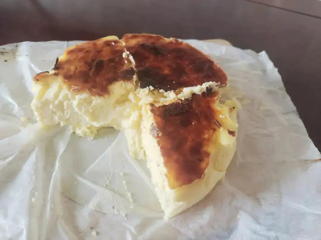 巴斯克芝士蛋糕-傻瓜操作【空气炸锅巴斯克】