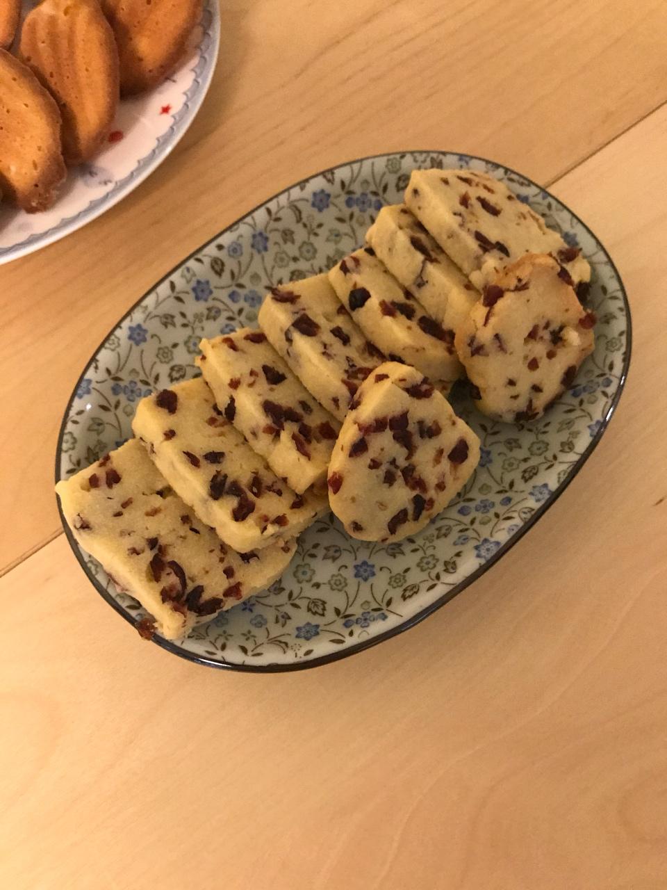 低糖少油版蔓越莓饼干