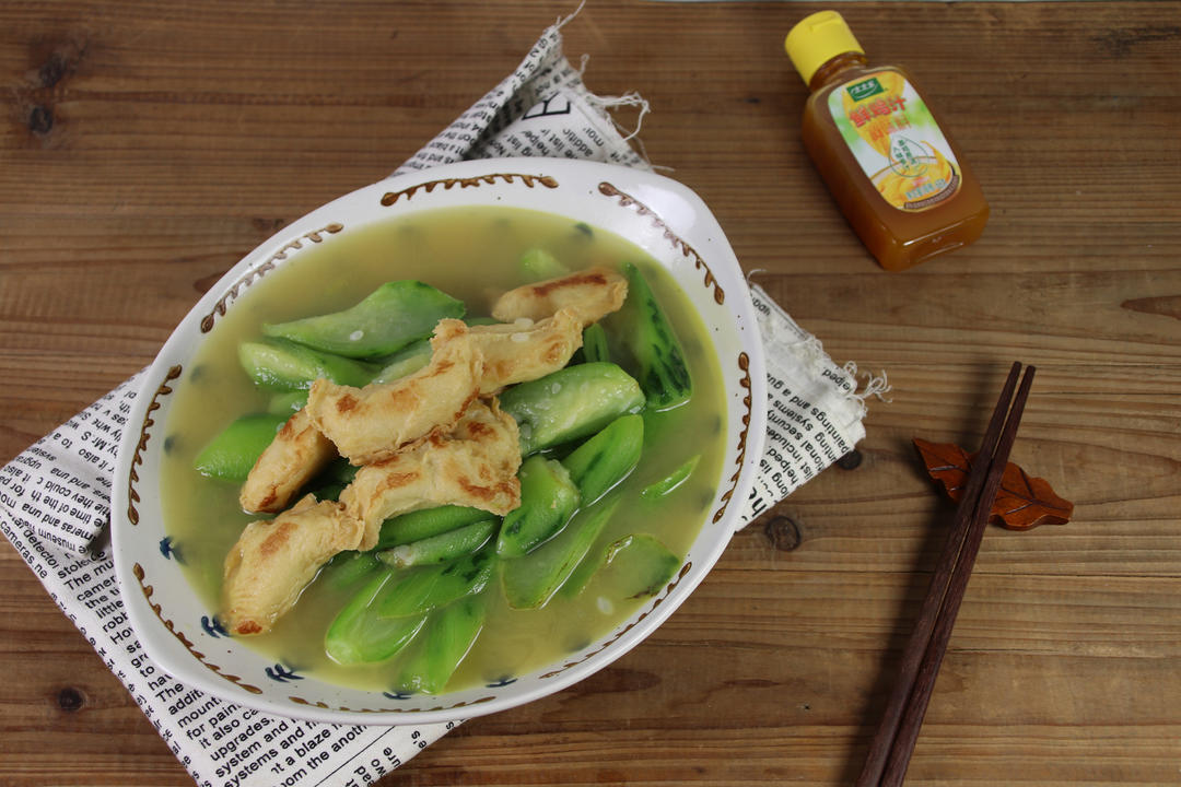 鸡汁上汤丝瓜