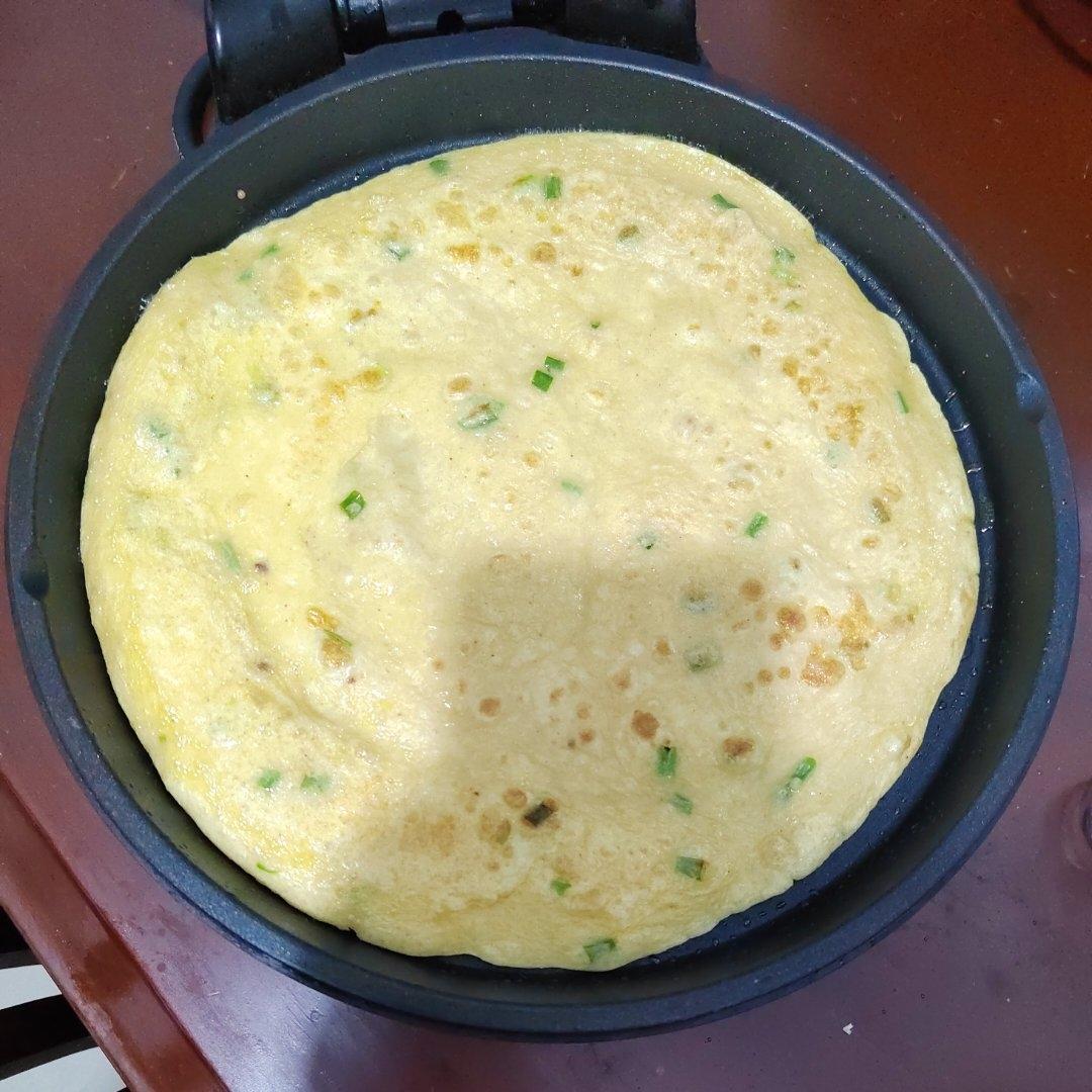 简单快手蔬菜鸡蛋煎饼