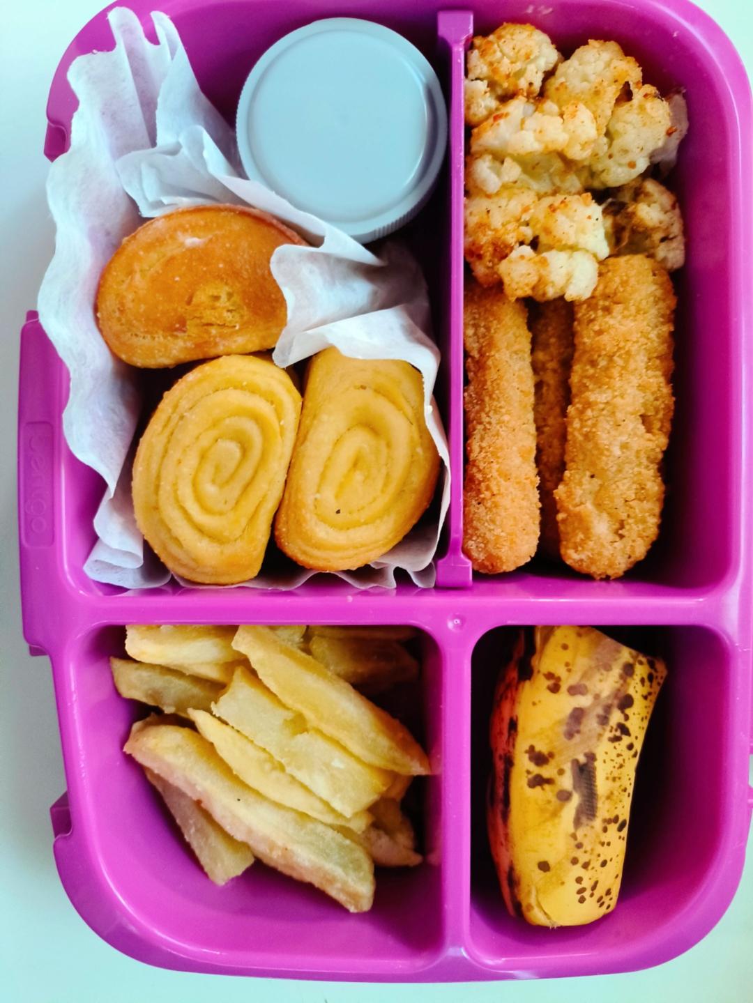 北美小学生的混搭便当