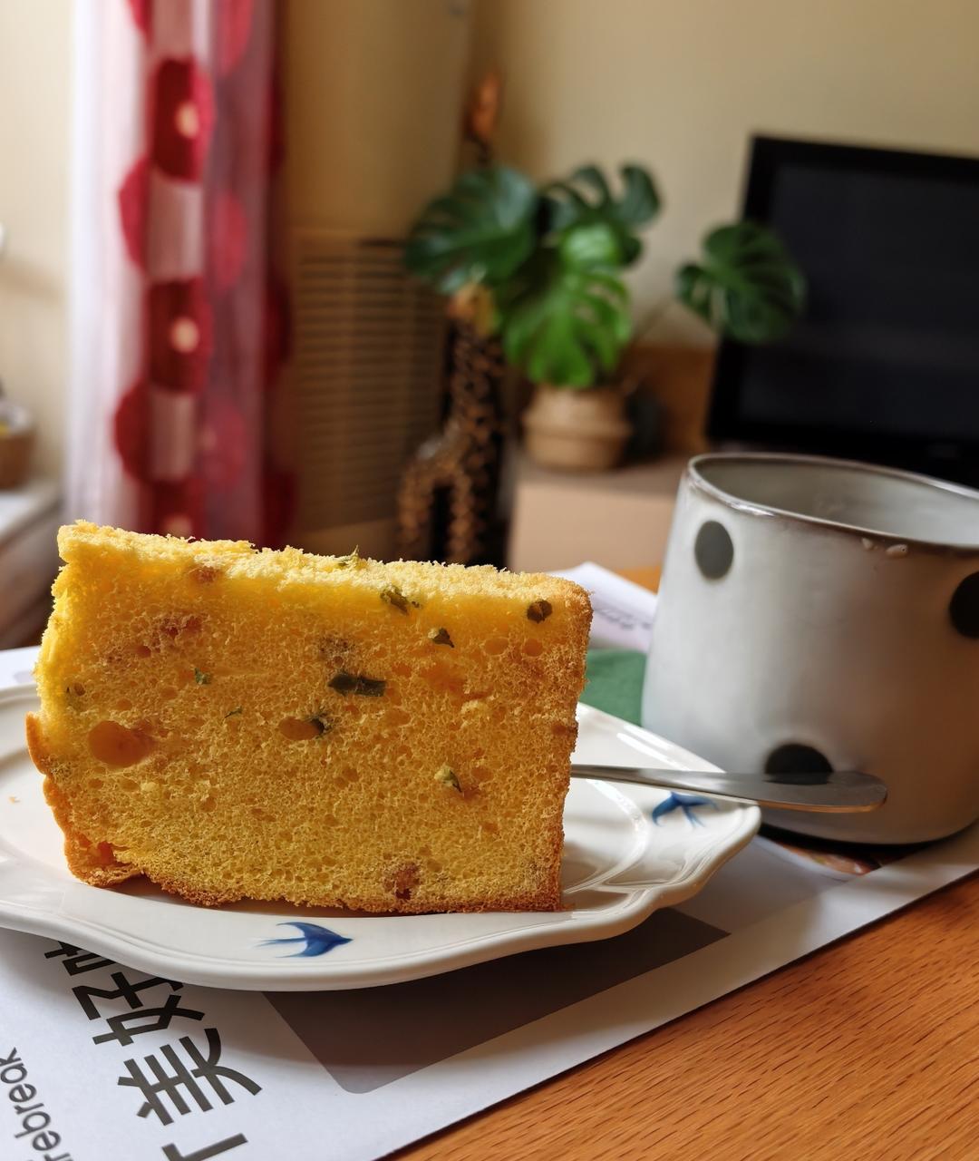 葱葱又松松戚风蛋糕