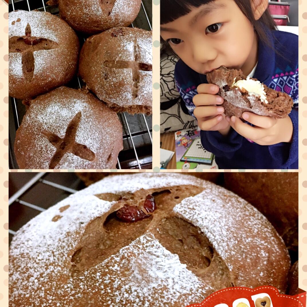 巧克力蔓越莓软欧 Rano Bread