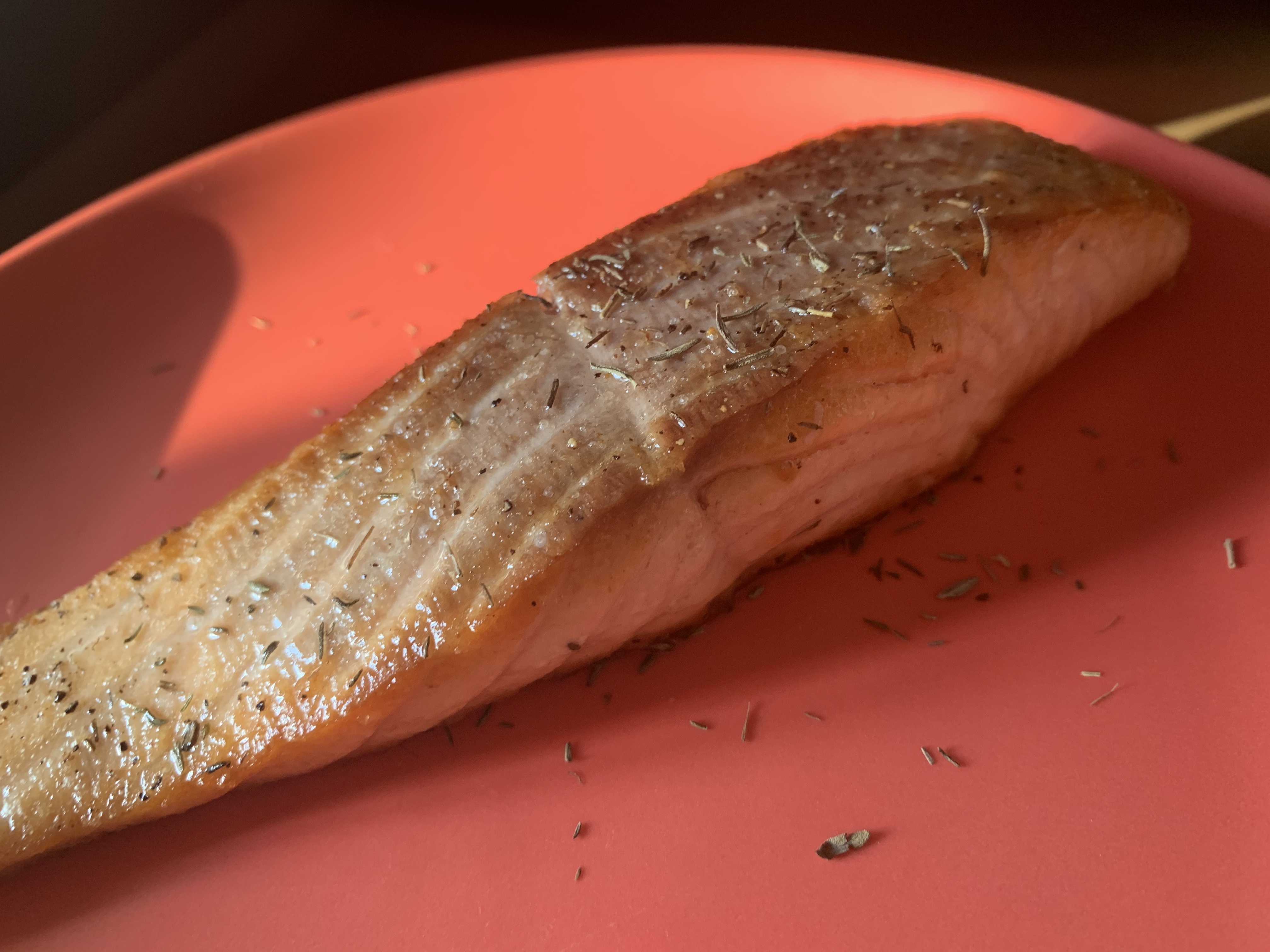 快手减脂餐：香煎三文鱼的做法