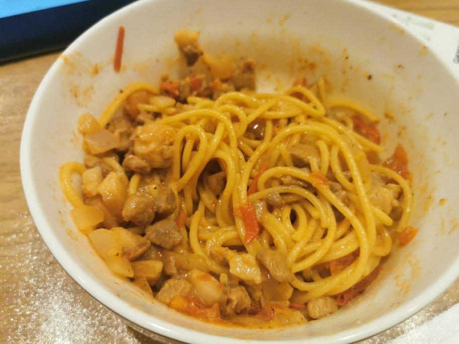 （完胜必胜客的）番茄肉酱意大利面～