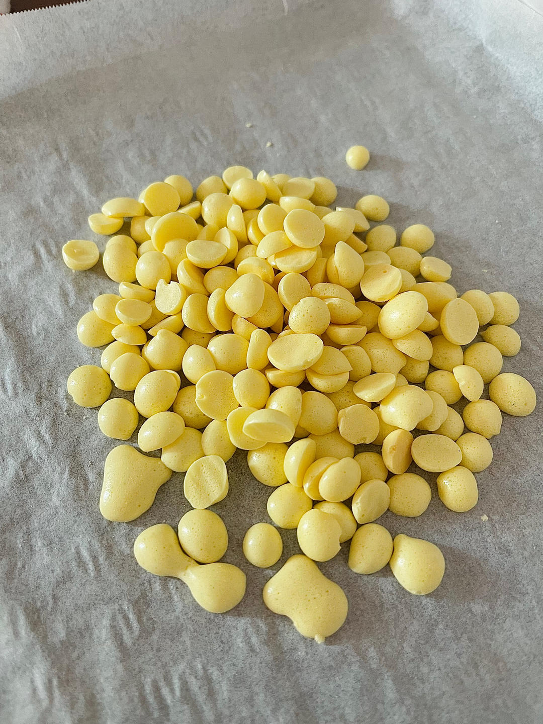 入口即化的无添加蛋黄溶豆