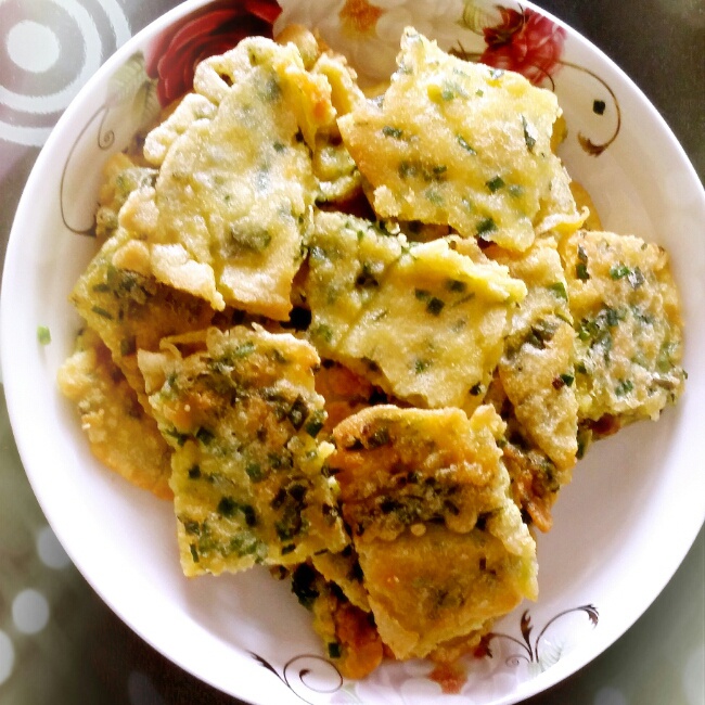 韭菜鸡蛋饼