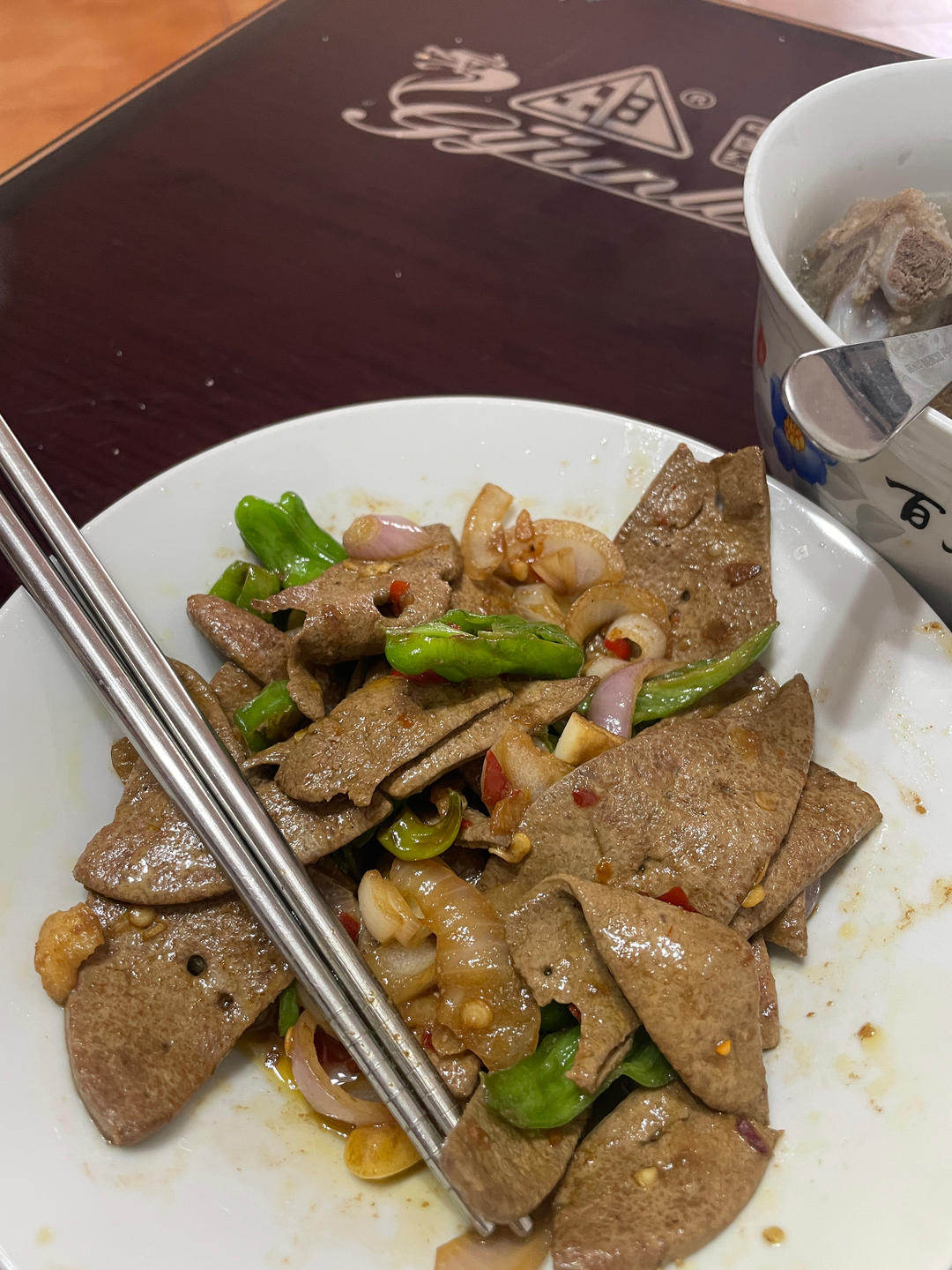 嫩炒猪肝