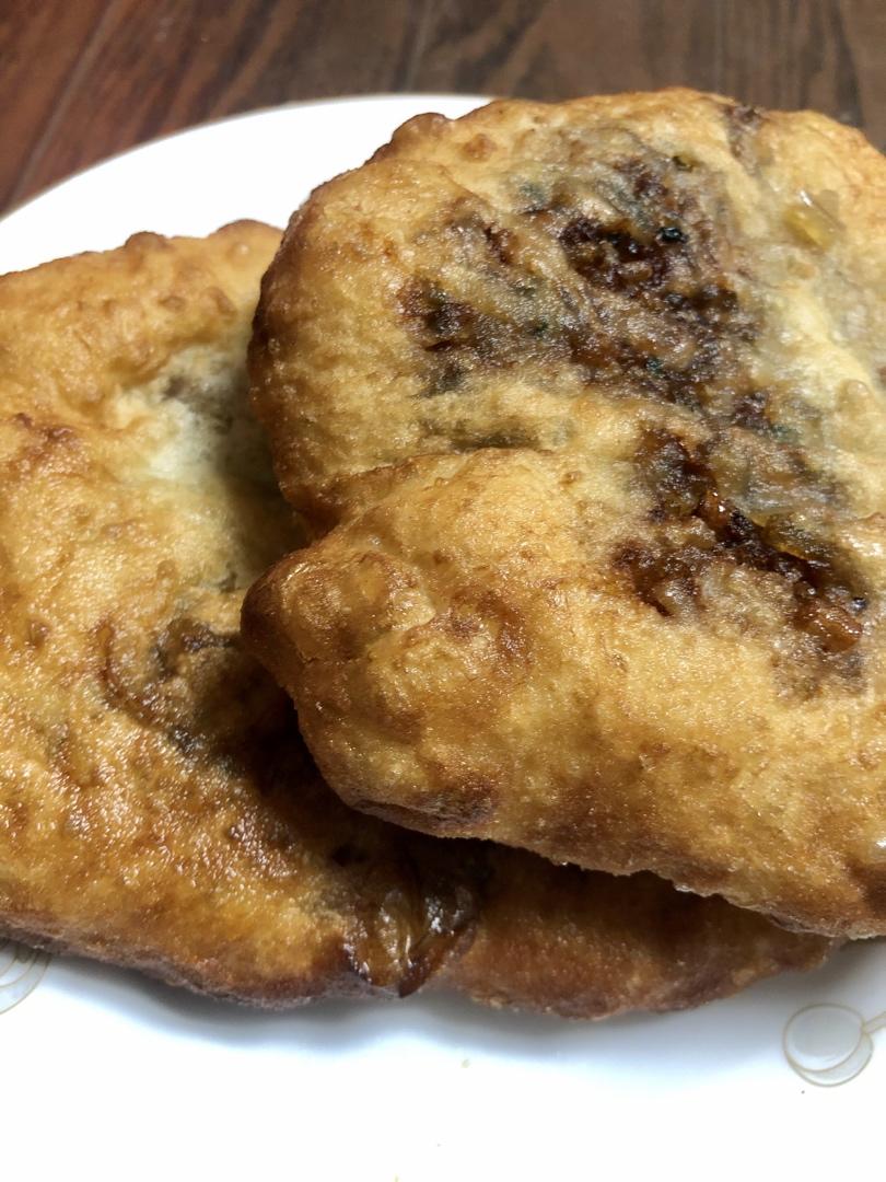 拉丁兔兔做的『炸菜盒』---河南名小吃