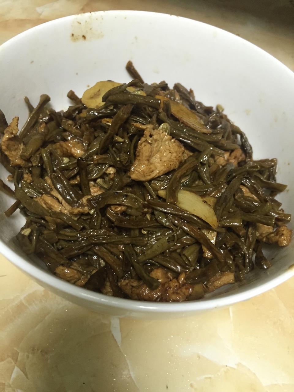 干豆角炒肉