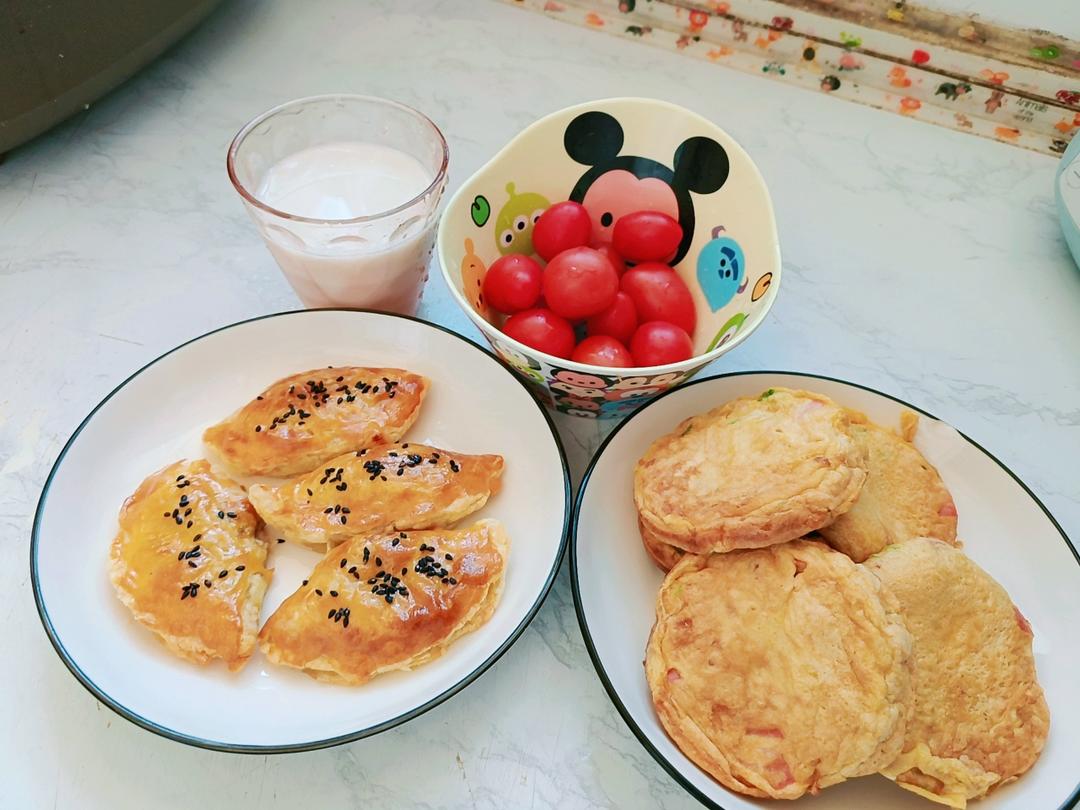 彩椒火腿鸡蛋饼