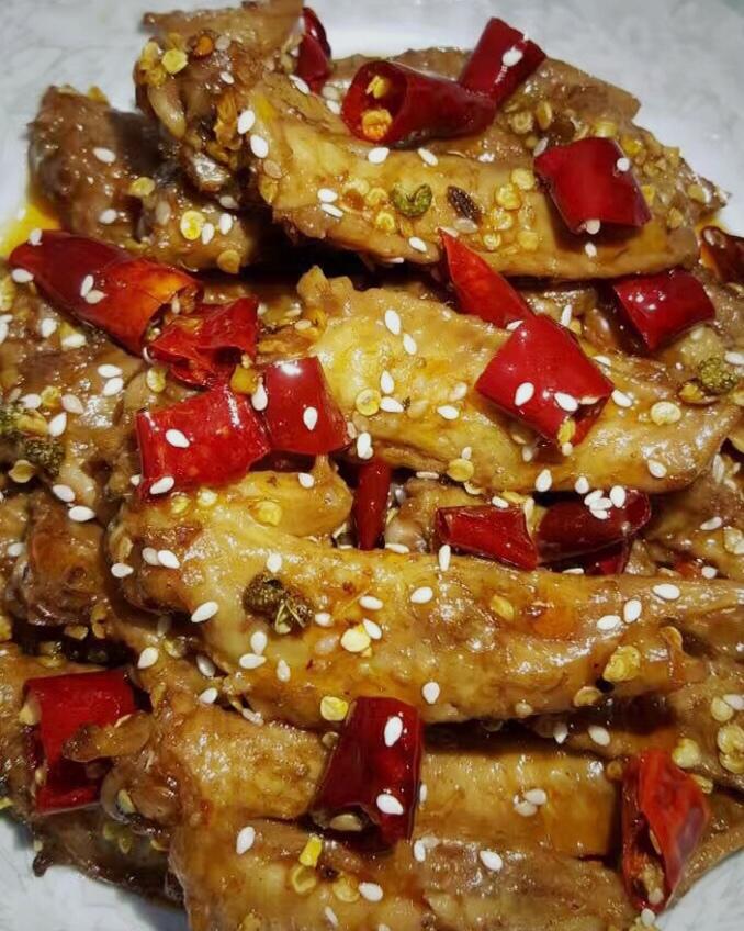 维维斗奶做的冷吃鸡尖