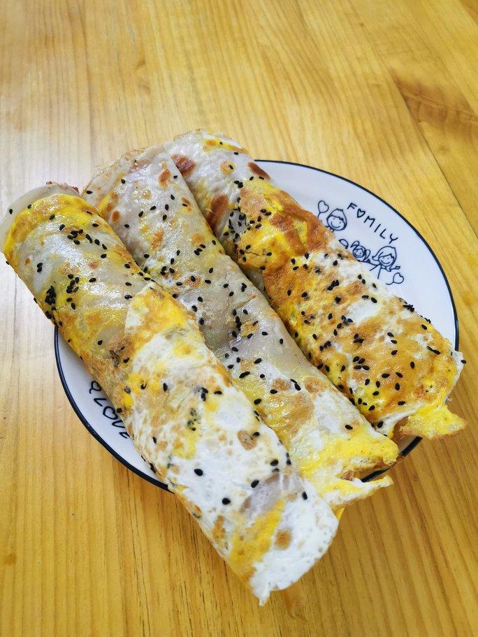 平底锅版煎饼果子