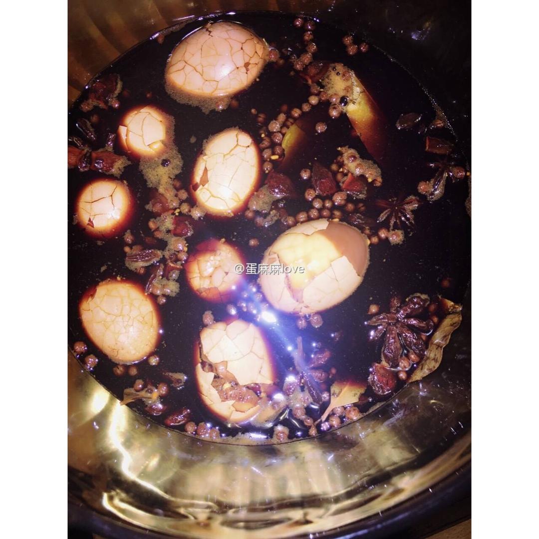 电饭煲煮五香茶叶蛋