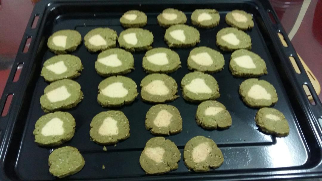 抹茶猕猴桃黄油饼干