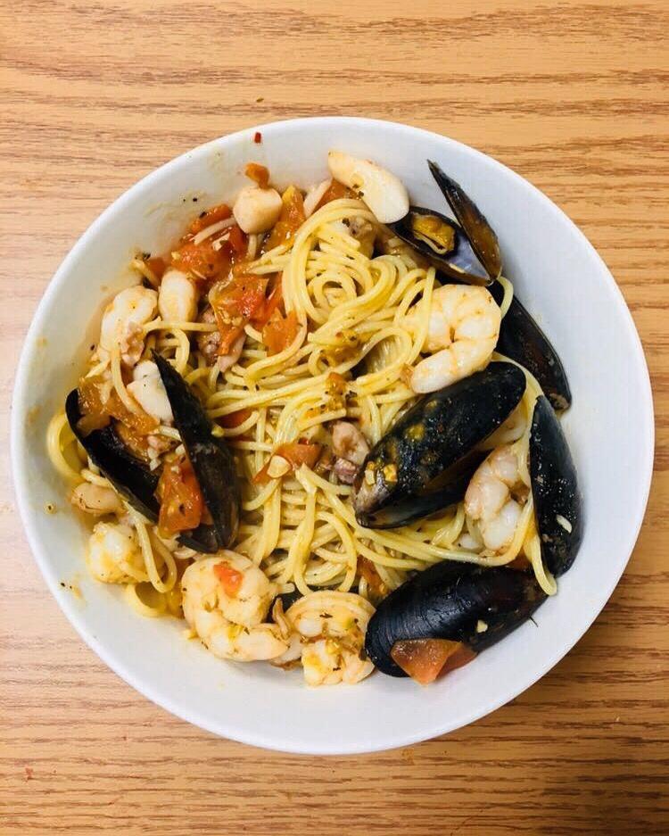 海鲜意面