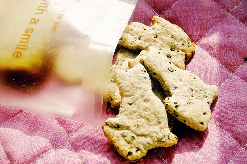 黑芝麻咸香饼干