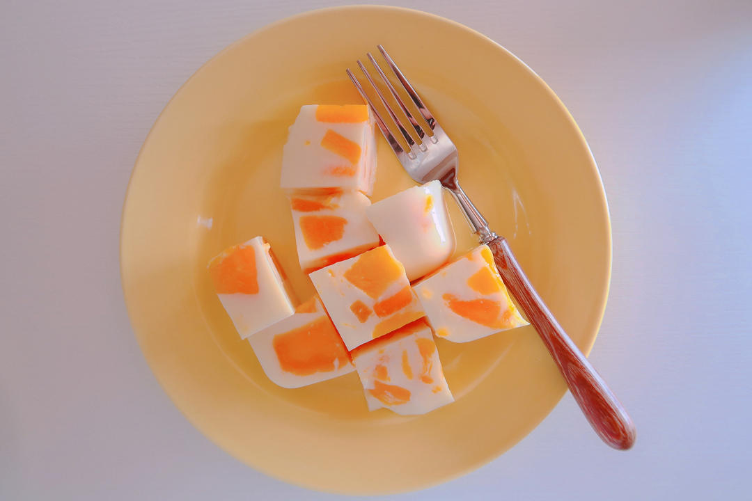 芒果牛奶布丁（吉利丁片版）