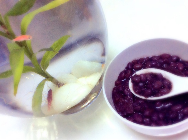 红豆黑米美颜粥