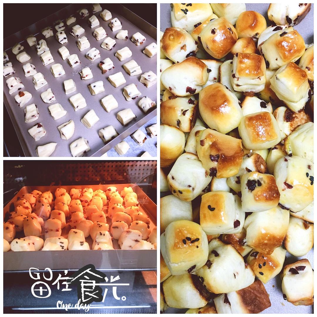 蔓越莓优格小面包块