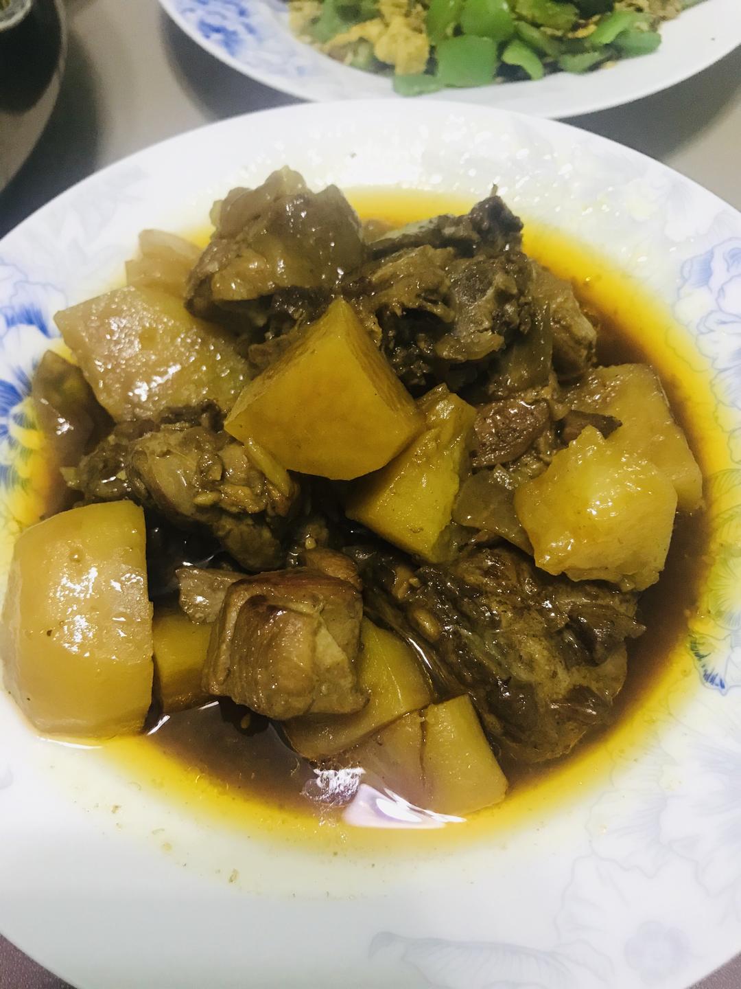 酸甜土豆琵琶鸭