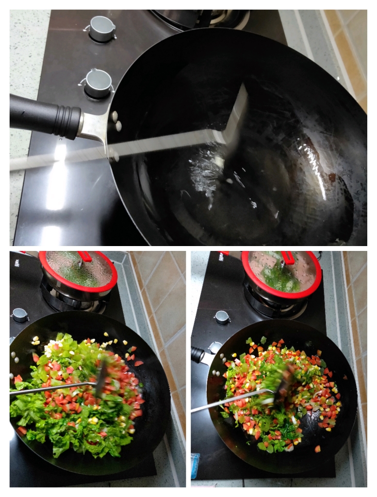 彩虹饭(蔬菜焖饭)的做法 步骤2