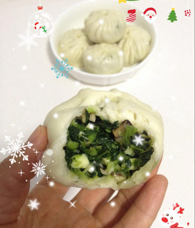 冬笋香菇菜包