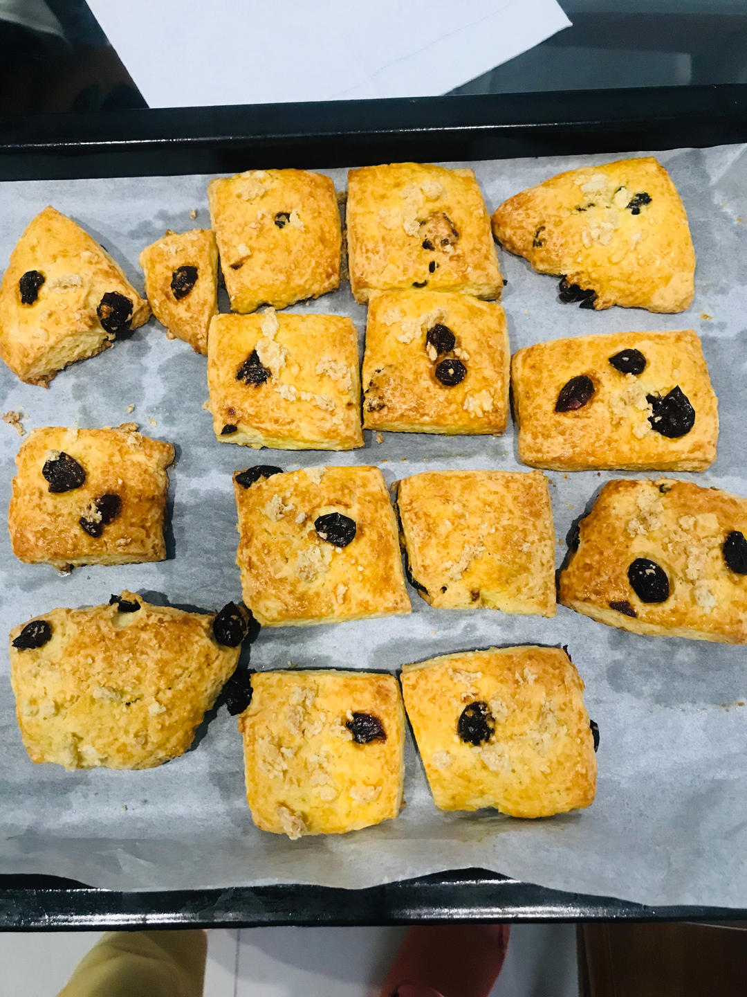 满屋飘香，口口都是满足——酥松香甜的蔓越莓蜜豆司康