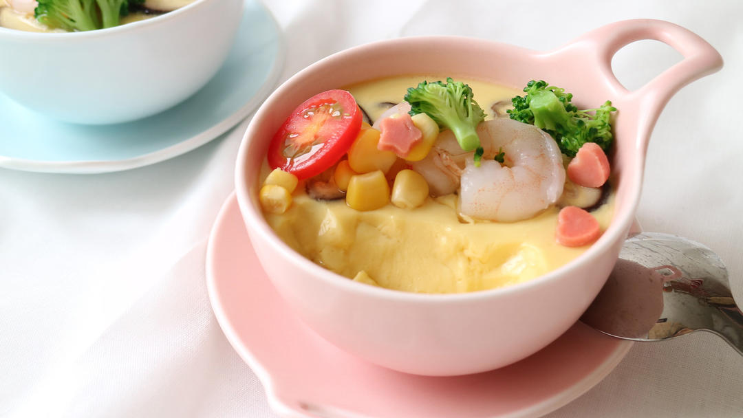 细腻水嫩无气孔！水当当的日料店专业级茶碗蒸