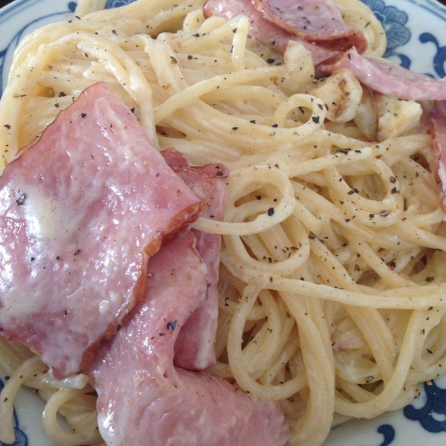 奶油培根意大利面（spaghetti）