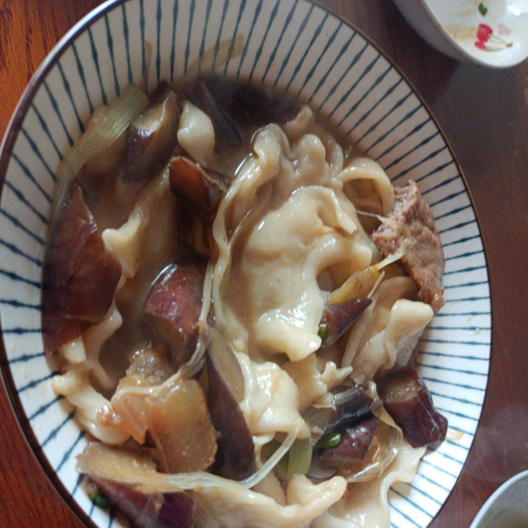 茄子焖面