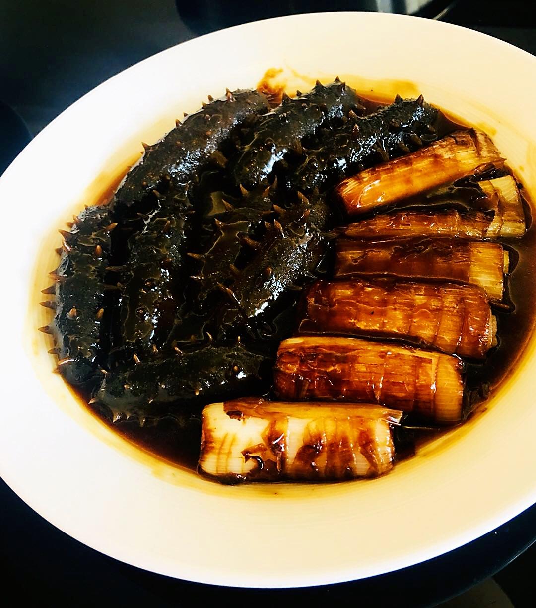 301私房料理做的葱烧海参