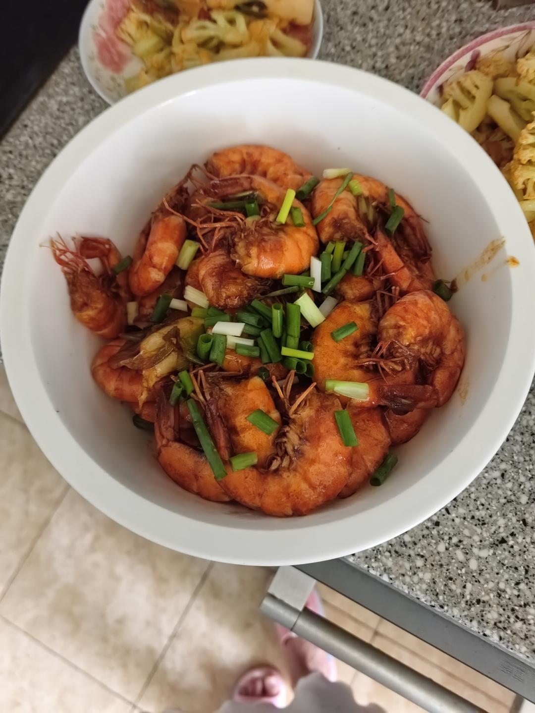 家庭版油焖大虾