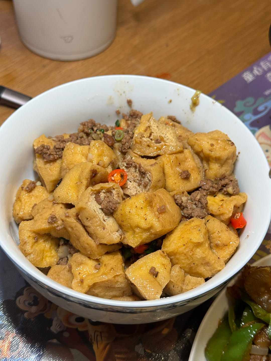 肉末炒豆泡（下饭菜）