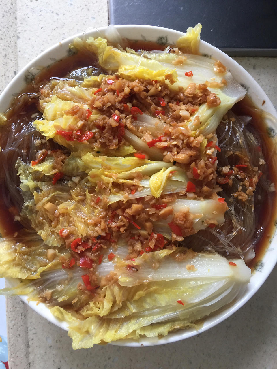 蒜蓉粉丝娃娃菜