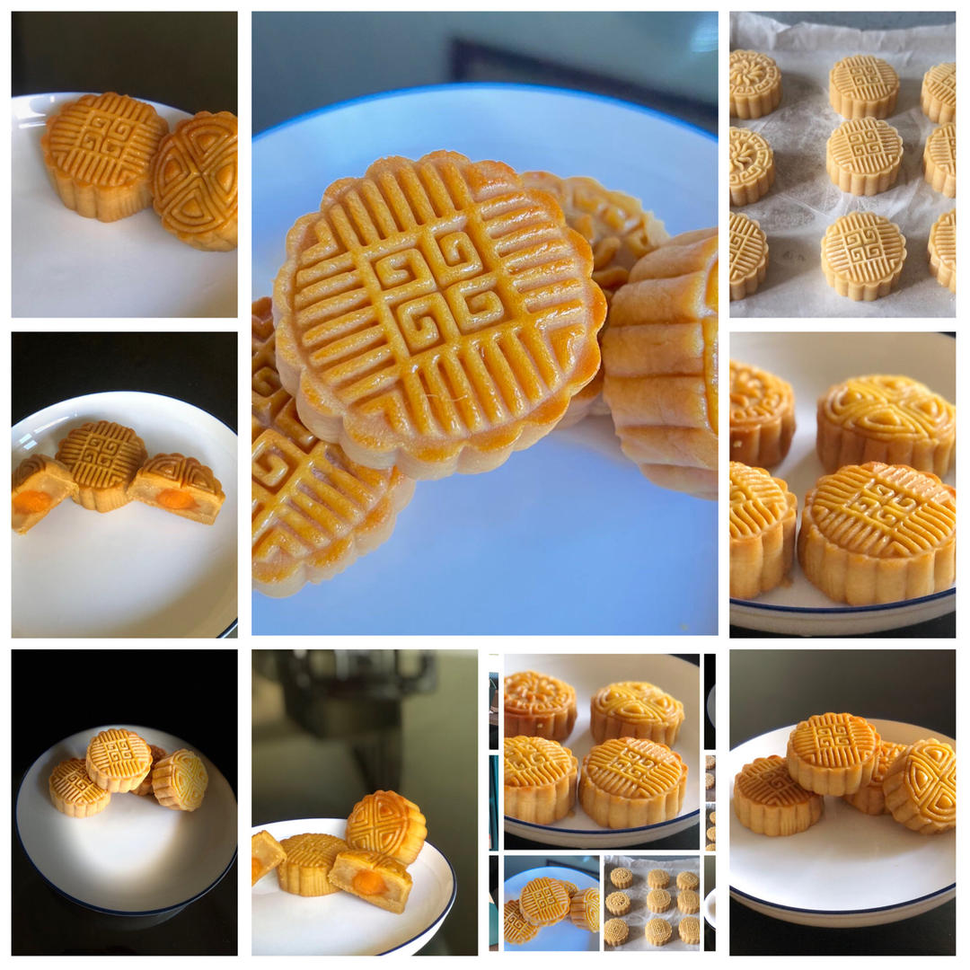 🥮黑糖椰香广式月饼｜含不发干不甜腻，蔓越莓椰蓉馅做法