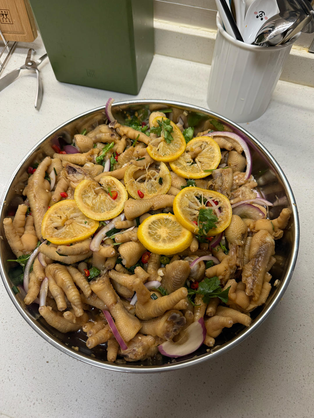 超简单的柠檬无骨鸡爪