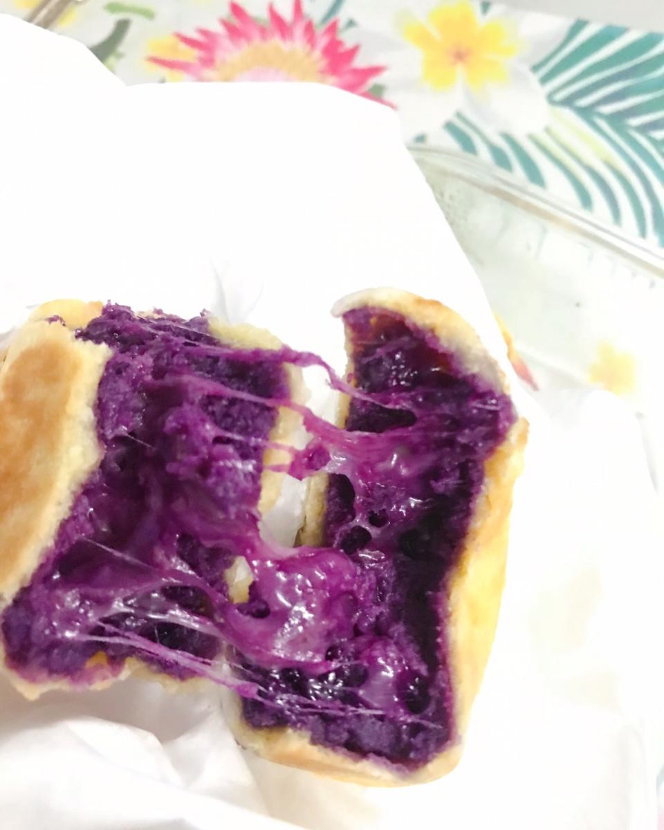 【爆浆紫薯仙豆糕】