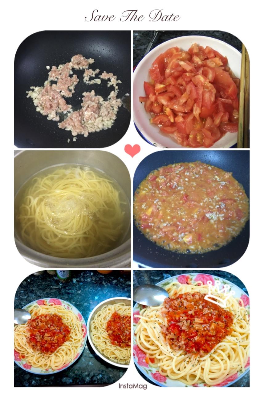 番茄肉酱意大利面