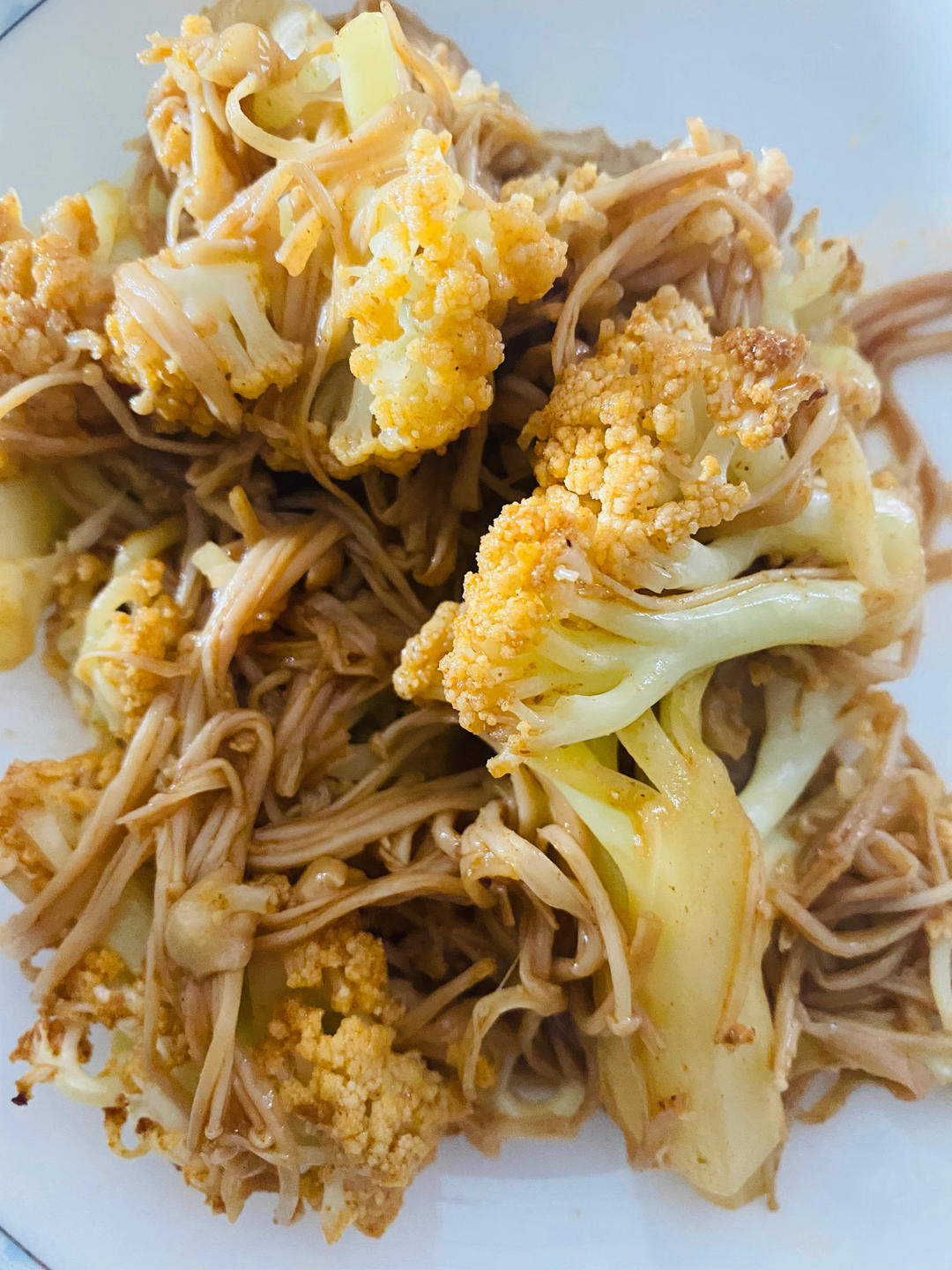 烤花菜