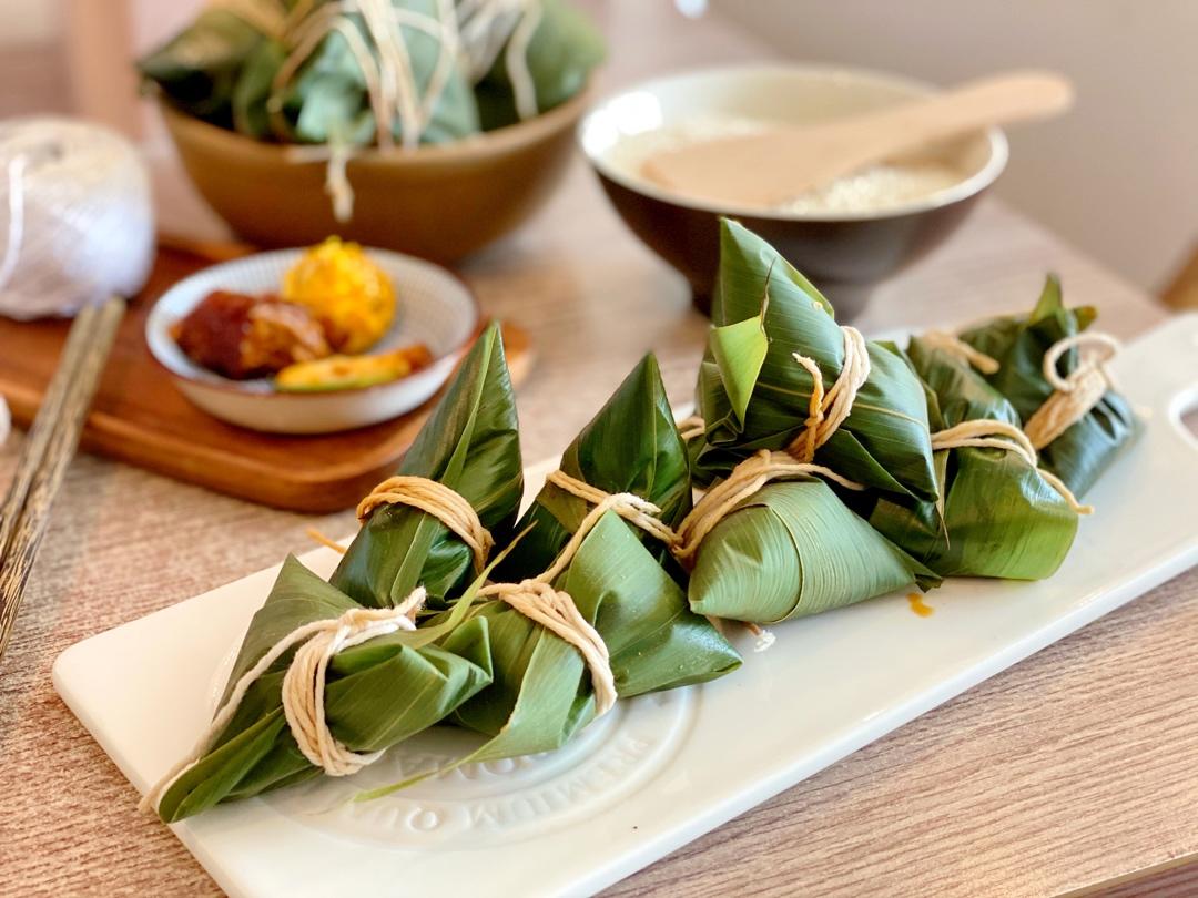 11种口味的粽子.咸粽.甜粽-附粽子包法