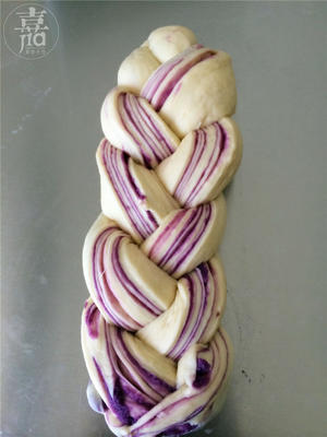 中种大理石纹紫薯吐司的做法 步骤12