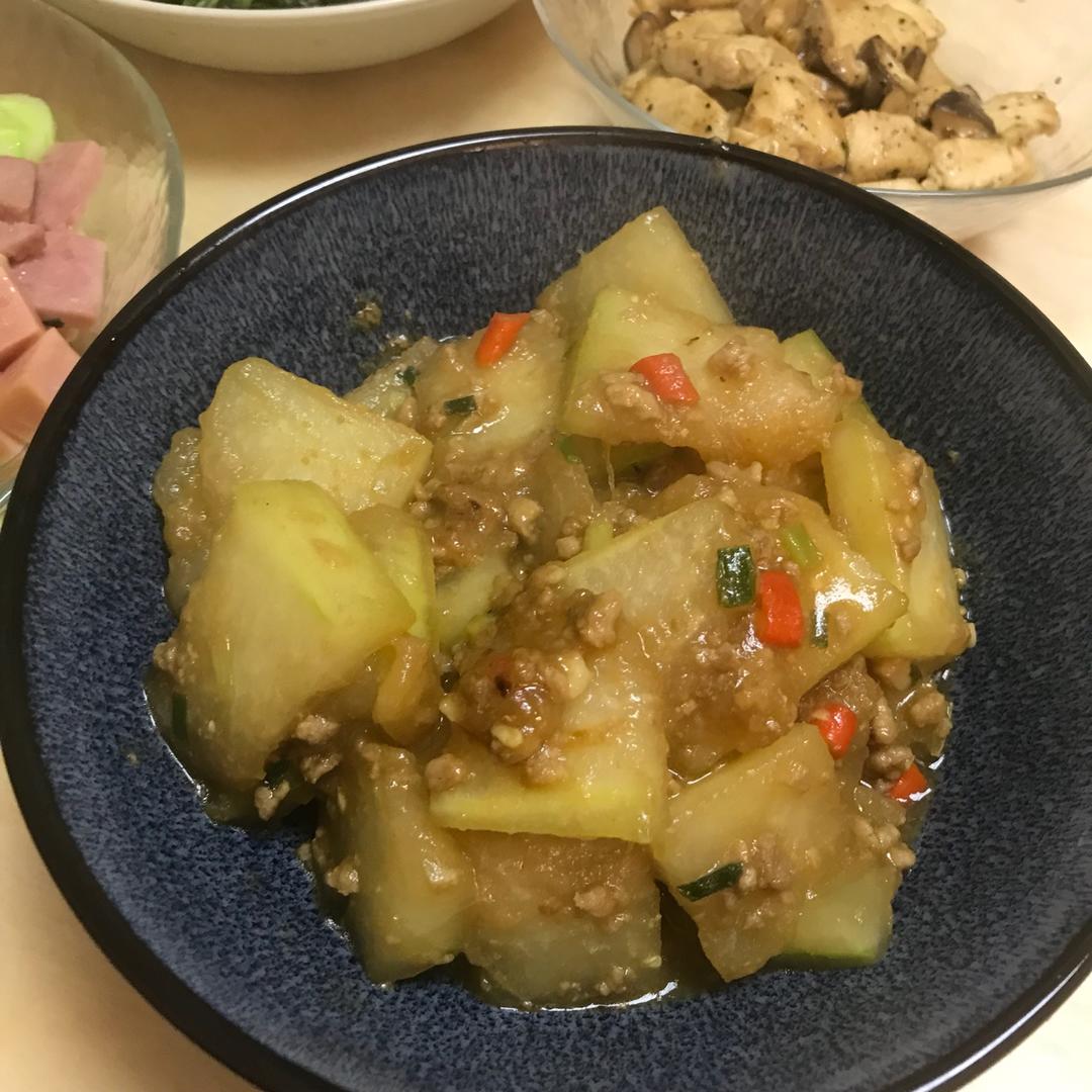 肉末炒冬瓜(超下饭)